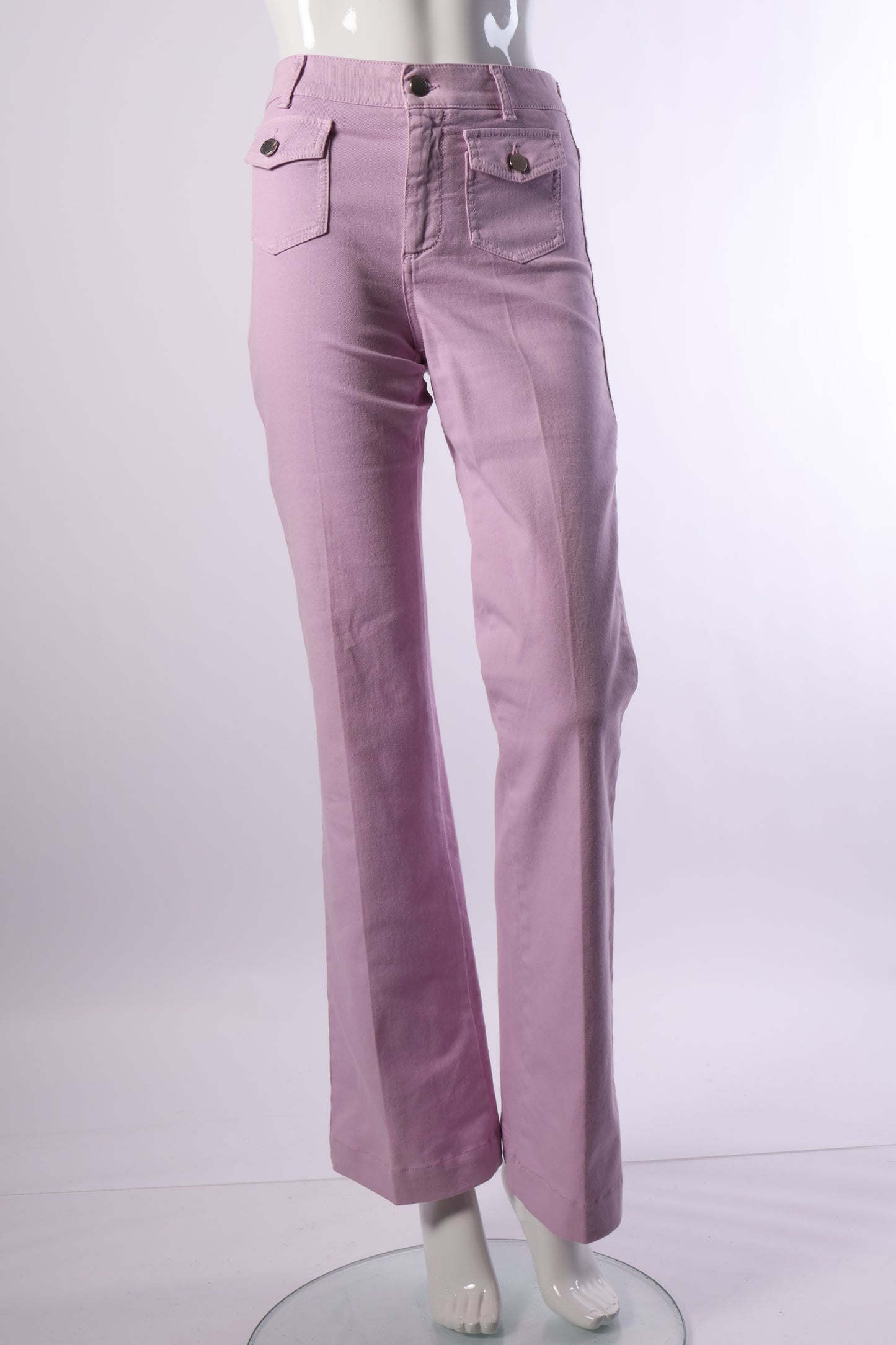 Preloved Jeans von Stella Mc Cartney in Rosa Frontansicht