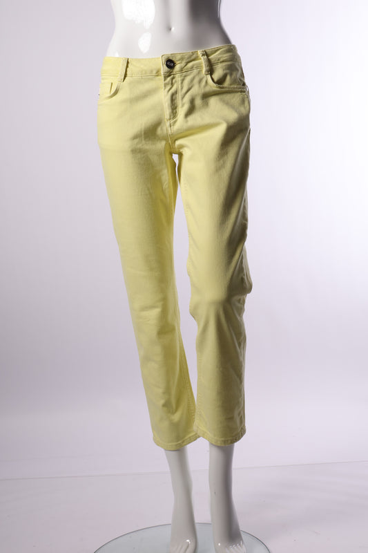 Gold thread denim