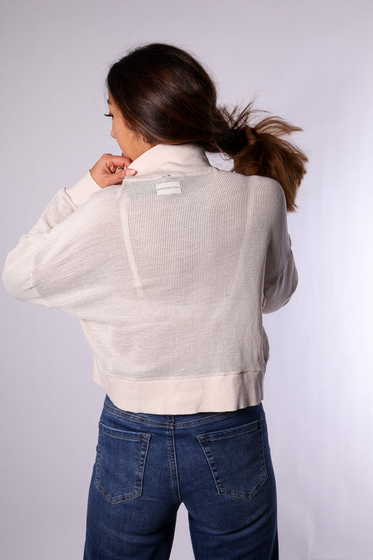 Preloved Pullover von 10Days – Größe S | Creme | 97% Organic Cotton