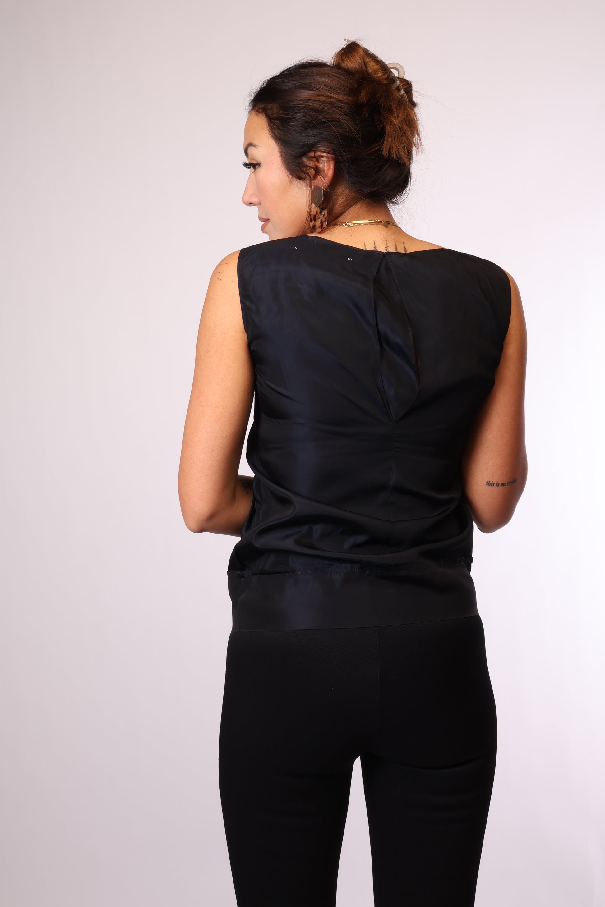 Secondhand Bluse von MARNI in Dunkelblau – Größe 38