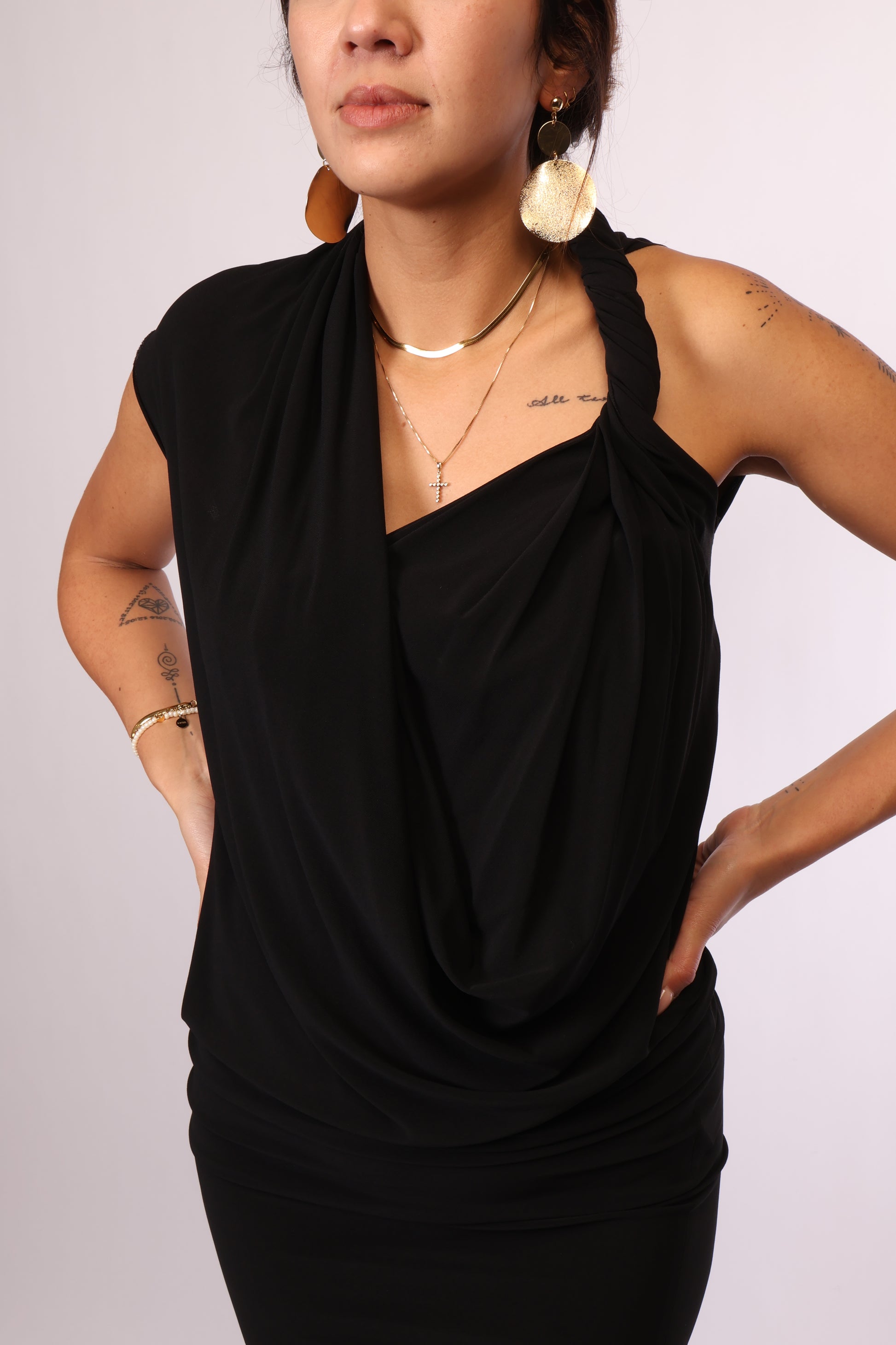 Secondhand Lanvin Minikleid in Schwarz – Größe 36 (S)