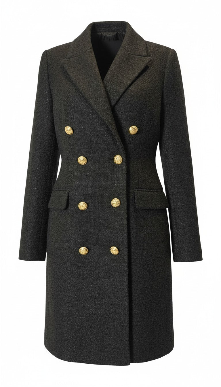 NIKKIE Damenjacke von Labelstorys, stilvolle schwarze Outdoor-Jacke mit Reißverschluss und Kapuze, modisches Design für Damen.