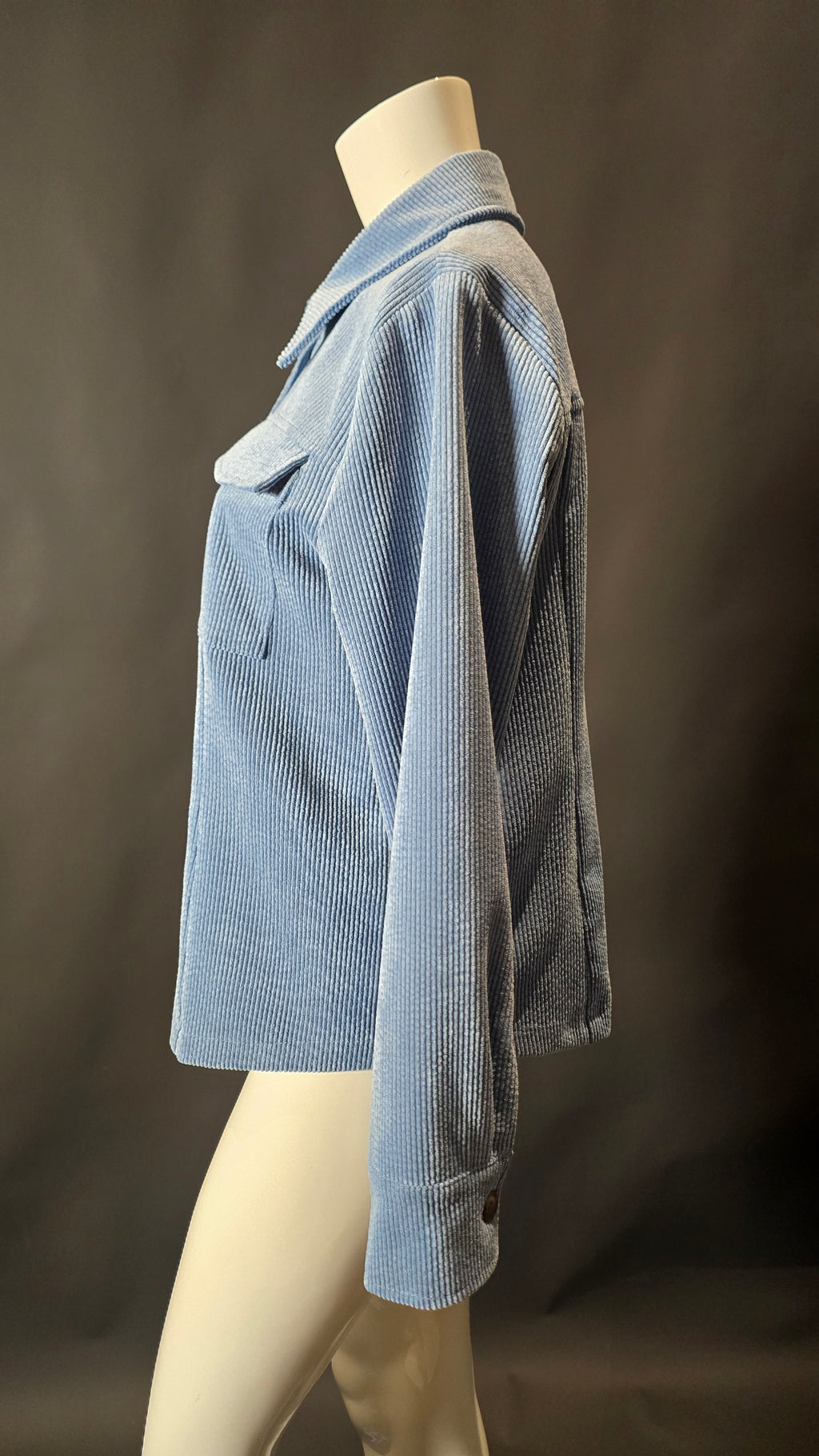 Sem Per Lei Kordbluse Hellblau · Gr. S
