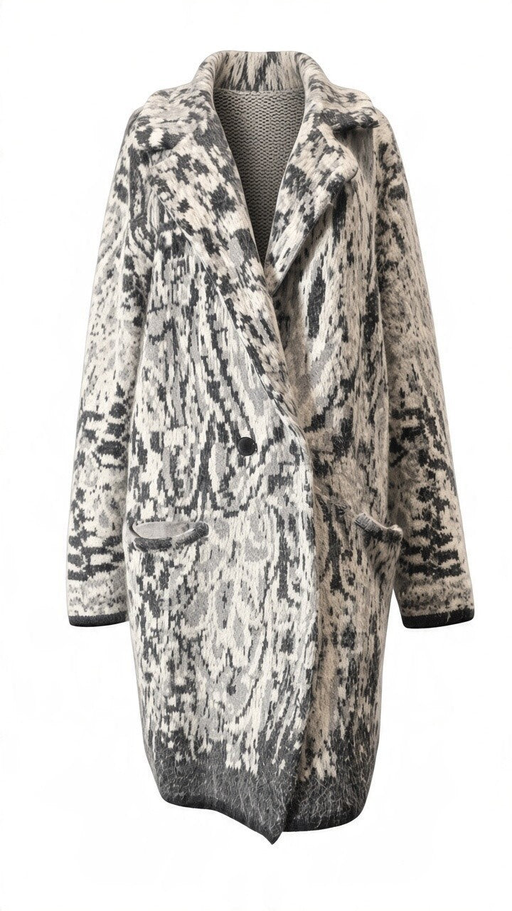 Gemusterte Lala Berlin Strickjacke in Größe S, weiche Textur, mit buntem Muster, von Labelstorys.