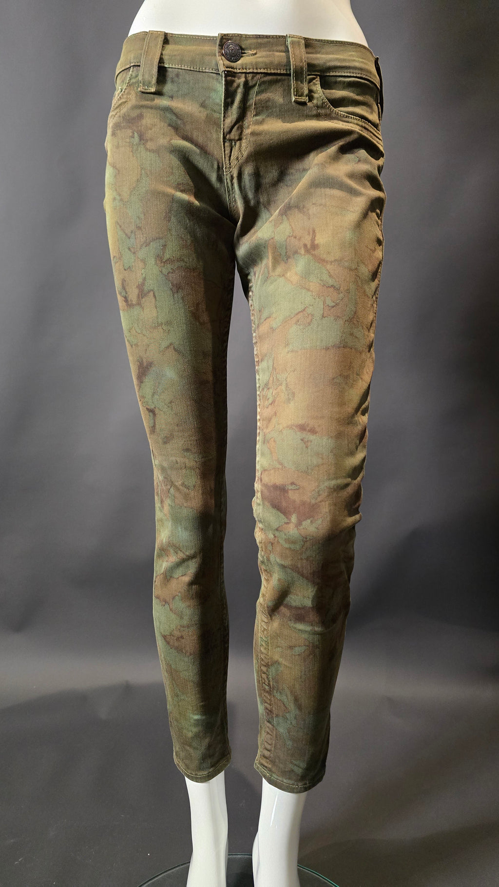 True Religion Jeans Camouflage Grün · Gr. W28