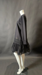 Twinset Pulloverkleid Schwarz · Gr. M