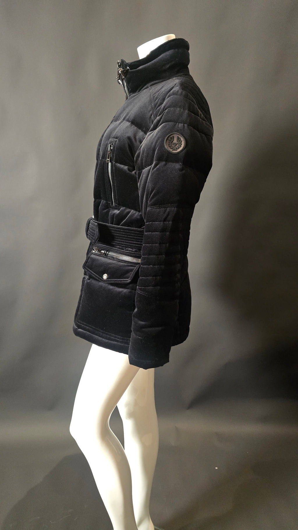 Belstaff Trialmaster Baumwoll-Viskosejacke Schwarz · Gr. L